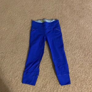 Athleta Royal Blue Capris